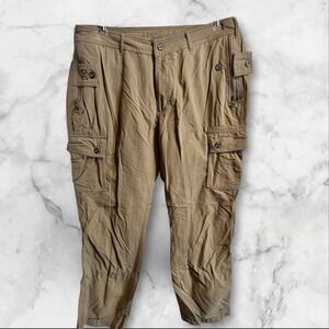 Clothing Arts Pick Pocket Proof‎ Cargo Pants Tan Men's Size 36x30 Actual 38x31